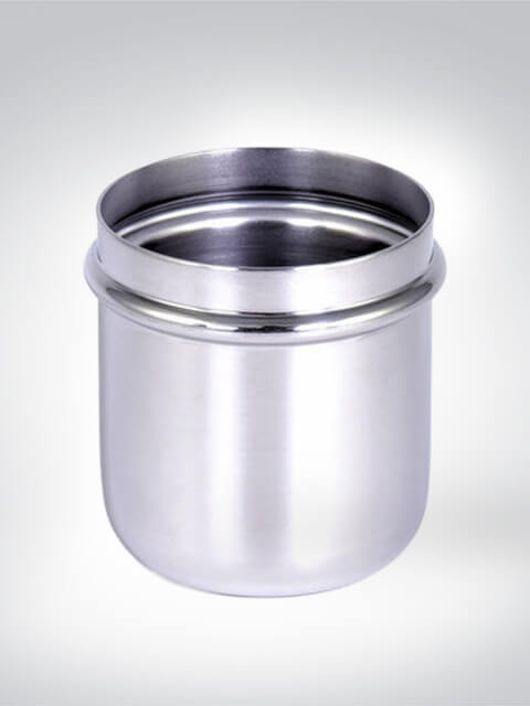 Motta Dosing Cup acier inoxydable poli, 60mm