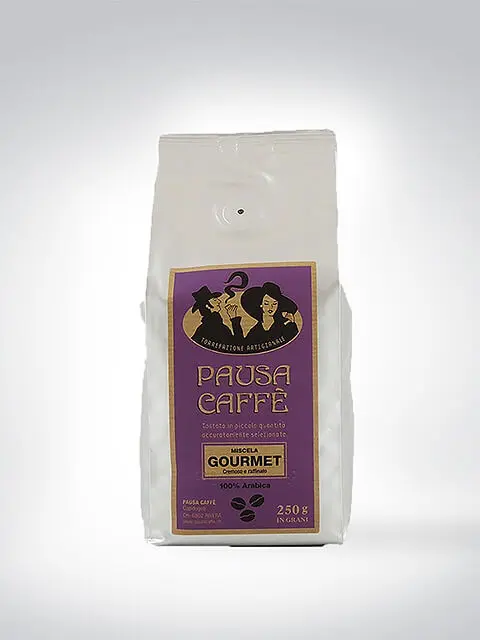 Verpackung von Pausa Caffè Gourmet Kaffee, 100% Arabica, 250g